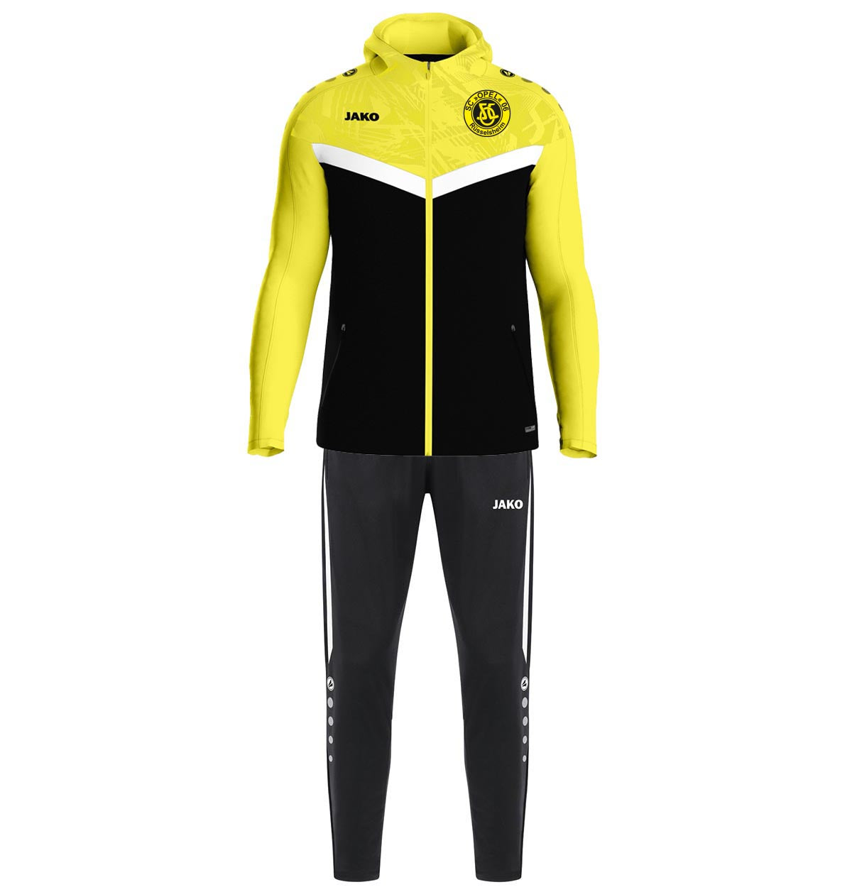 JAKO Polyesteranzug Iconic mit Kapuze