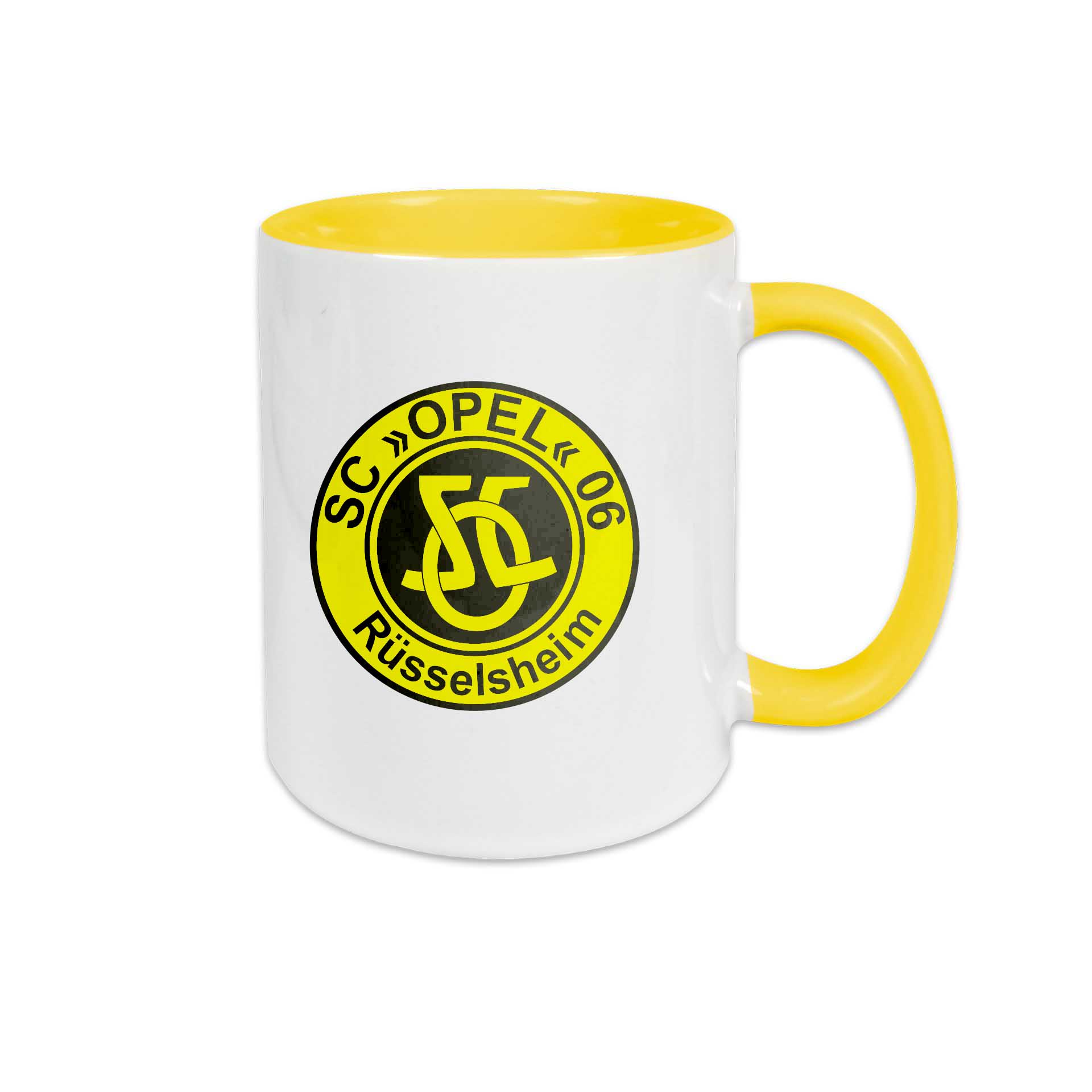 Tasse Logo Gelb