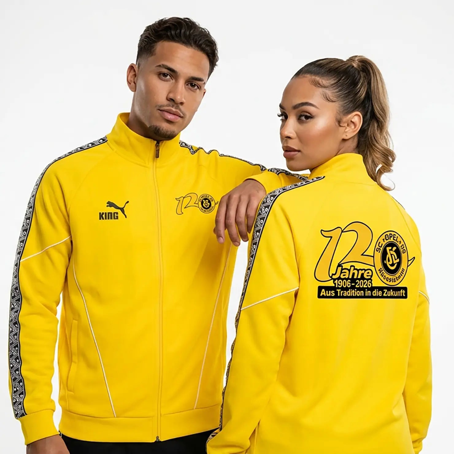 Unisex King Jacke 120 Jahre Logo